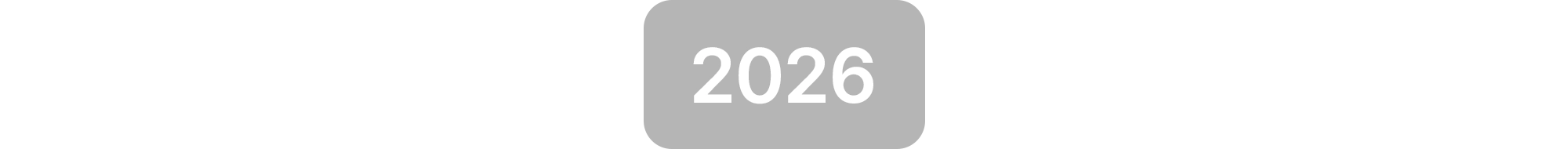 Weiße Illustration einer Zeitleiste mit den Jahren 2021 bis 2027, wobei das Jahr 2025 größer in der Mitte steht.
